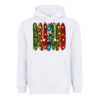 White christmas brushstrokes Heavyweight Hoodie - RanaPortraitStore
