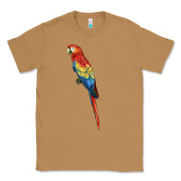 Toasted Coconut Scarlet Macaw Parrot Classic Tee - LillyAllenDesigns