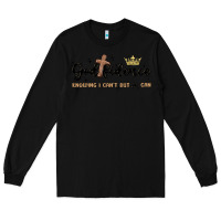 Black godfidence Long Sleeve Tee - MaliasSmallBusiness