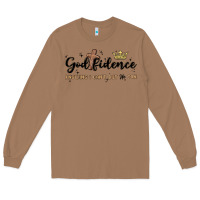 Toasted Coconut godfidence Long Sleeve Tee - MaliasSmallBusiness