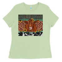 Matcha red angus leopard Ladies Tee - JahusDesignShop