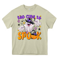 Mossy Too Cute To Spook Heavy Core Tee - texasbilliewilder