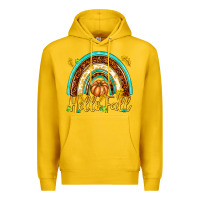 Lemon Hello Fall with Rainbow Premium Hoodie - texasbilliewilder