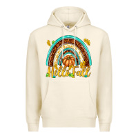 Tofu Hello Fall with Rainbow Premium Hoodie - texasbilliewilder