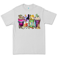 Dove Grey boss babe coffee cups Premium Tee - Zillion Design Studio