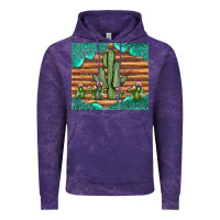 Cloud Purple cactus gemstone Vintage Hoodie - JahusDesignShop