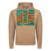 Vintage Coffee cactus gemstone Vintage Hoodie - JahusDesignShop
