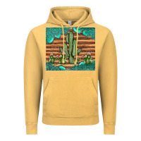 Vintage Mustard cactus gemstone Vintage Hoodie - JahusDesignShop