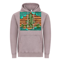 Vintage Zinc cactus gemstone Vintage Hoodie - JahusDesignShop