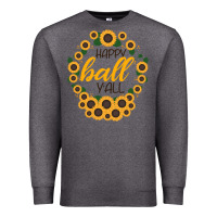 Charcoal Heather Happy Fall Sunflowers Premium Sweatshirt - Bettercallsaul