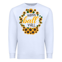 White Happy Fall Sunflowers Premium Sweatshirt - Bettercallsaul