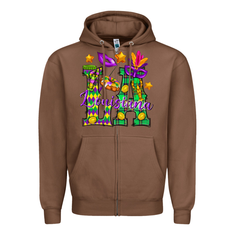 Louisiana Zipper Hoodie by BundleAndBundleShop | Teevron