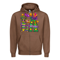 Chestnut Louisiana Zipper Hoodie - BundleAndBundleShop