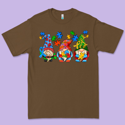 Autism Gnomes Premium Tee Designed By Adodesignshop