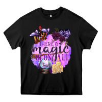 Black There Is Magic In Us All Heavy Core Tee - texasbilliewilder