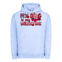 Pigment Grape Ice my dog is my valentine Urban Hoodie - OliviaCreatesArt