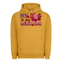 Pigment Peanut Butter my dog is my valentine Urban Hoodie - OliviaCreatesArt