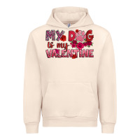 Sandshell my dog is my valentine Urban Hoodie - OliviaCreatesArt