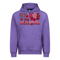 Tulip my dog is my valentine Urban Hoodie - OliviaCreatesArt