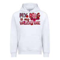 White my dog is my valentine Urban Hoodie - OliviaCreatesArt