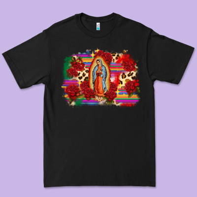 Our Lady Of Guadalupe Premium Tee Designed By Cts Tumbler Store