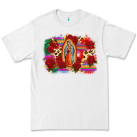 White Our Lady of Guadalupe Premium Tee - CTS Tumbler Store