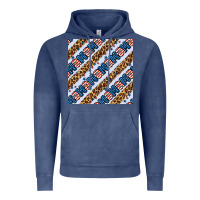 Vintage Denim american mama leopard seamless pattern Vintage Hoodie - BundleAndBundleShop