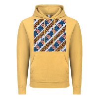 Vintage Mustard american mama leopard seamless pattern Vintage Hoodie - BundleAndBundleShop