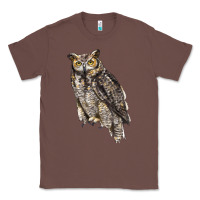 Chestnut Great Horned Owl Classic Tee - LillyAllenDesigns