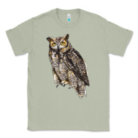 Matcha Great Horned Owl Classic Tee - LillyAllenDesigns