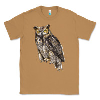 Toasted Coconut Great Horned Owl Classic Tee - LillyAllenDesigns