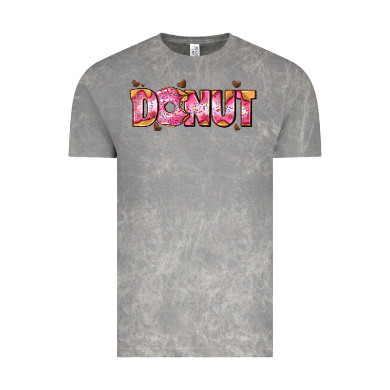 Donut With Donut And Hearts Vintage Tee by AdoDesignShop | Teevron