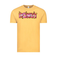 Vintage Mustard donut with donut and hearts Vintage Tee - AdoDesignShop