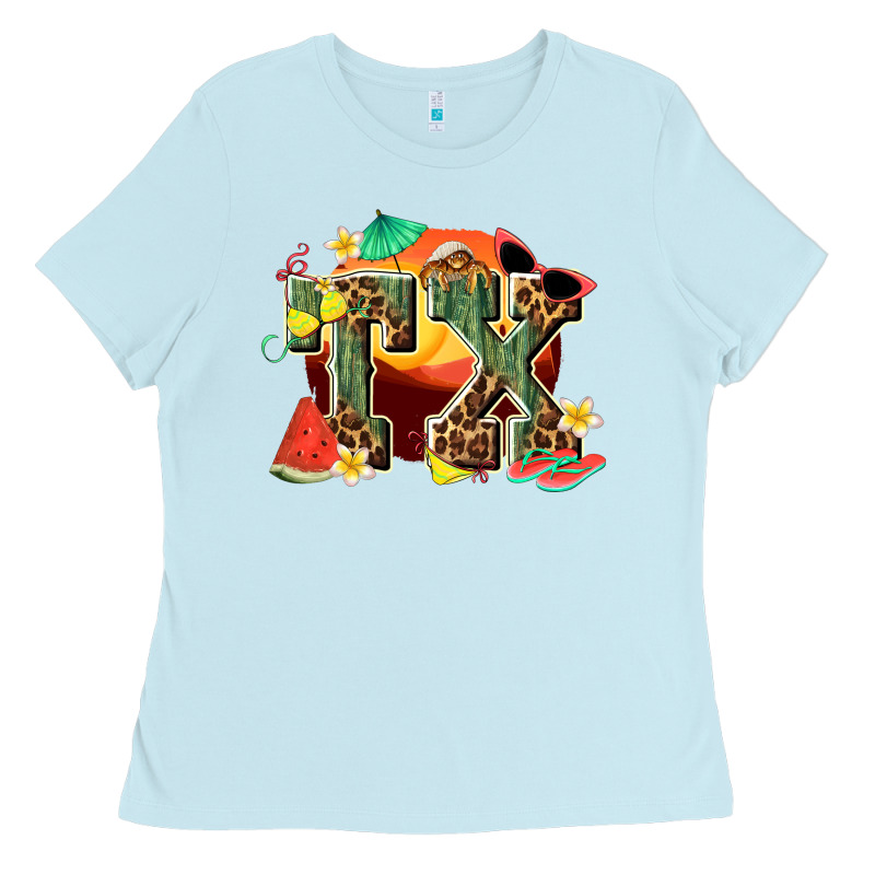 Summer Tx Ladies Tee by texasbilliewilder | Teevron