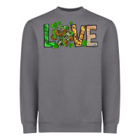 Storm love luck with clover Heavyweight Sweatshirt - NancyCooperArtShop