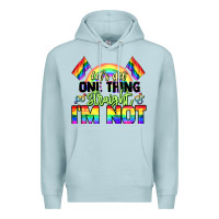 Blue Mist Let's get one thing straight i'm not Pride LGBTQ+ Premium Hoodie - NancyCooperArtShop