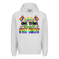 Dove Grey Let's get one thing straight i'm not Pride LGBTQ+ Premium Hoodie - NancyCooperArtShop