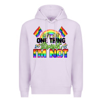 Lilac Let's get one thing straight i'm not Pride LGBTQ+ Premium Hoodie - NancyCooperArtShop