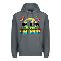 Rock Let's get one thing straight i'm not Pride LGBTQ+ Premium Hoodie - NancyCooperArtShop