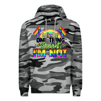 Slate Camo Let's get one thing straight i'm not Pride LGBTQ+ Premium Hoodie - NancyCooperArtShop