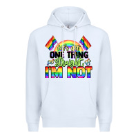 White Let's get one thing straight i'm not Pride LGBTQ+ Premium Hoodie - NancyCooperArtShop