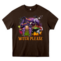 Chocolate Brown witch please Heavy Core Tee - BarkalooDesign