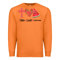 Carrot Faith Love Watermelon Premium Sweatshirt - Bettercallsaul