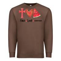 Chestnut Faith Love Watermelon Premium Sweatshirt - Bettercallsaul