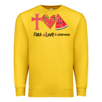 Lemon Faith Love Watermelon Premium Sweatshirt - Bettercallsaul