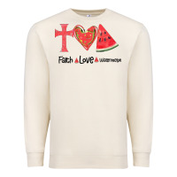 Sandshell Faith Love Watermelon Premium Sweatshirt - Bettercallsaul