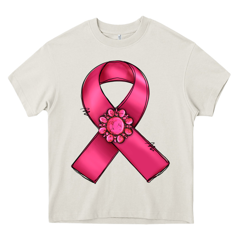 Breast Cancer Awareness Ribbon Heavy Core Tee by RanaPortraitStore | Teevron