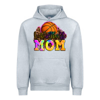 Heather Grey basketball mom Urban Hoodie - OliviaCreatesArt