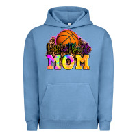 Pigment Pebble Blue basketball mom Urban Hoodie - OliviaCreatesArt