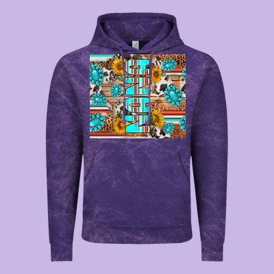 Western Nana Vintage Hoodie Designed By Ranaportraitstore